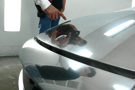 Хромированная Lamborghini Murcielago