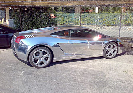 Хромированная Lamborghini Murcielago