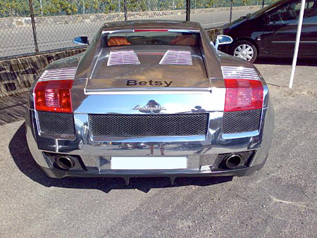 Хромированная Lamborghini Murcielago
